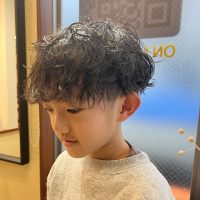 松山市ブルーモスクTOKYOキッズツイストスパイラルパーマ