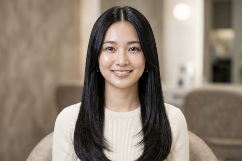 縮毛矯正 ナチュラルストレート ロングヘア 美髪 ストレートヘア 松山美容室 愛媛美容室 髪質改善