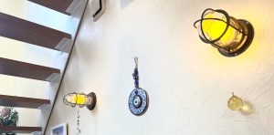 ブルーモスク美容室オシャレ店内